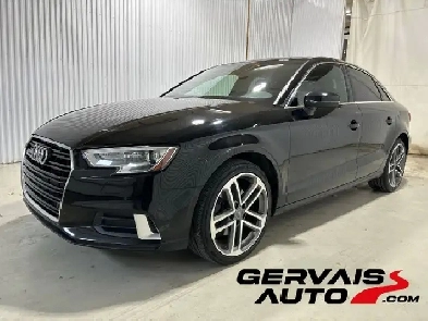 2018 Audi A3 Sedan Progressiv Quattro AWD Toit Ouvrant Cuir Mags Image# 1
