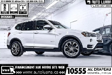2015 BMW X3 xDrive28i TOIT PANO/CAMERA/MAGS/EXCELLENT CONDITION Image# 1