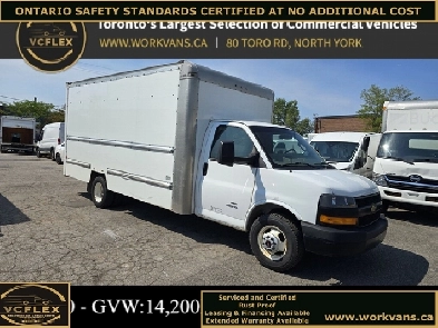 2019 GMC Savana Van G4500 - 16Ft Box - V8 Gasoline - Ramp - CERT Image# 1