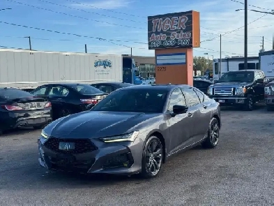 2021 Acura TLX A-Spec, SH-AWD, ONLY 65,000KMS, RED LEATHER, CERT Image# 1