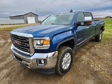 2015 GMC Sierra 3500 Crew Cab 4X4 SLT 6L - Rebuilt Title Image# 1