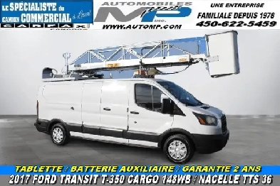 2017 FORD TRANSIT T-350 148WB NACELLE TTS-36 / TABLETTE / GARANT Image# 1