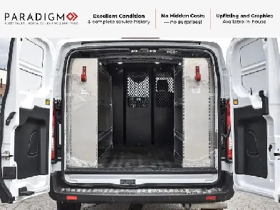 2023 Ford Transit Cargo Van T-250 130\' Low Roof Low KM Work Rea Image# 1