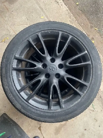 Infiniti 18 inch aluminum rims, 3 of them. Image# 1