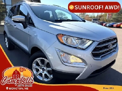 2019 Ford EcoSport SE 4x4! Sunroof! Navigation! Image# 1