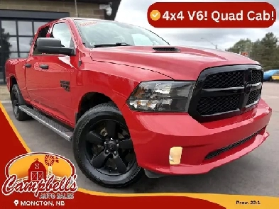 2019 RAM 1500 Classic ST 4x4! Remote Starter! Backup Cam! Image# 1