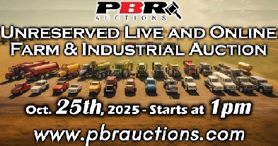 UNRESERVED LIVE & ONLINE FARM & INDUSTRIAL AUCTION Image# 1