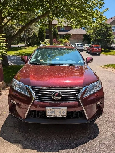 Lexus 2015 RX350 RX 350 Sport Design AWD SUV Burgundy Excellent Image# 1