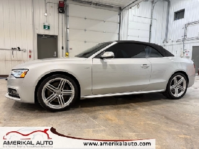 2013 AUDI S5 S-LINE AWD CONVERTIBLE FULLY LOADED SAFETIED Image# 1