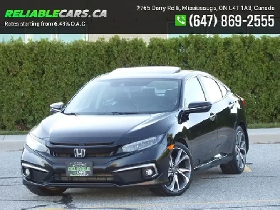 2019 Honda Civic TOURING | Safety Included | Clean Carfax | Leat Image# 1
