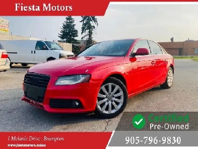 2009 Audi A4 AWD, LEATHER, SUNROOF, BLUETOOTH, POWER SEATS, 1 Y Image# 1
