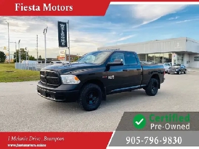 2018 Ram 1500 Tradesman 4x4 Quad Cab 6'4' Box, Diesel, Bluetooth Image# 1