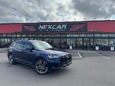 2021 Audi Q7 PROGRESSIV S-LINE AWD 7 PASS NAVI LEATHER PAN/ROOF Image# 1