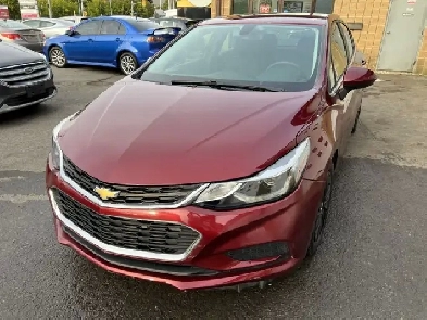 2016 CHEVY CRUZE LOW KM 43000 COMES SAFETY   1 YEAR WARRANTY Image# 1