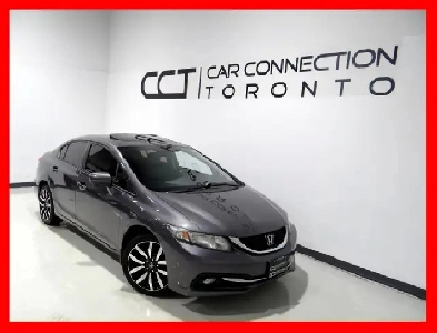 2015 Honda Civic TOURING NAVI/BACKUP CAM/BLUETOOTH/LEATHER/SUNR Image# 1