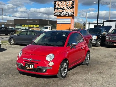 2014 Fiat 500 LOUNGE, AUTO, ONLY 55,000KMS, LEATHER, CERTIFIED Image# 1