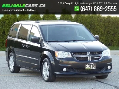 2016 Dodge Grand Caravan CREW PLUS | Safety Included | Leather | Image# 1