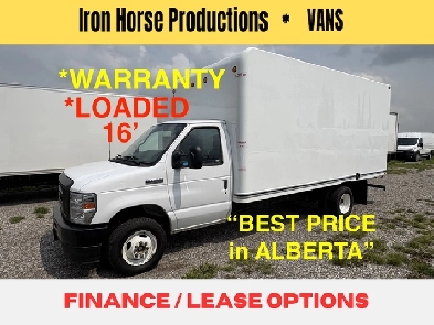 2024 Ford E-Series Cutaway 16, CUBE VAN LOADED RAMP CAN LEASE Image# 1