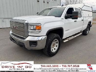 2019 GMC SIERRA 3500 HD CREW CAB 4x4 WITH CANOPY, 6.0L V8, Clean Image# 1