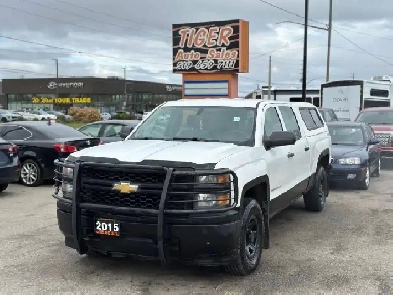2015 Chevrolet Silverado 1500 4X4, CREW CAB, BUSH BAR, RUNS ROUG Image# 1