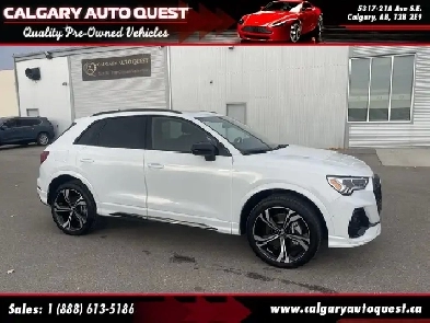 2021 Audi Q3 Technik 45 TFSI S-Line/Quattro,AWD/LOW KM Must See Image# 1