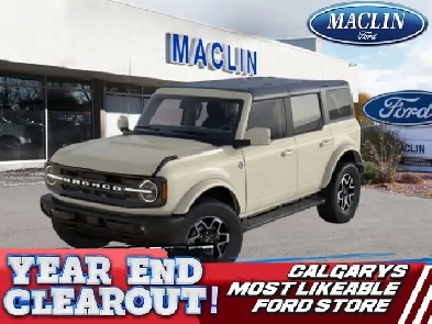 2025 Ford Bronco OUTER BANKS | BLACK APP PKG | 360 CAM | G.O.A.T Image# 1