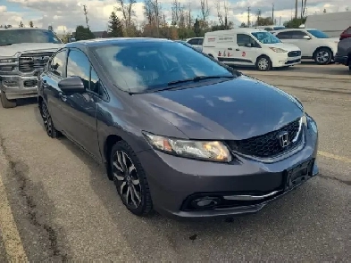 2014 Honda Civic 4dr CVT Touring NAVI/REVERSE CAMERA/LEATHER/SU Image# 1