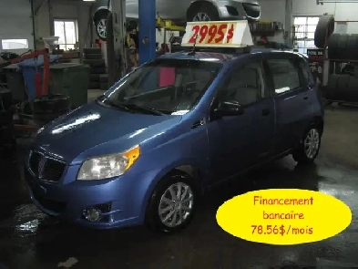 2009 Pontiac G3 Wave SE PETIT BUDGET !! Image# 1