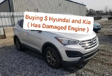 Buying $ Hyundai and Kia ( has damaged engine ) Image# 1