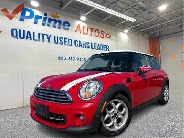 2012 MINI Cooper Hardtop Coupe – Sporty Style, Ultra Low KMS Image# 1
