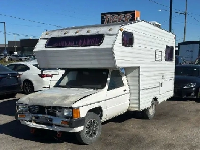 1984 Toyota Tacoma 1/2 Ton SR5, CAMPER VAN, 4 CYL, MANUAL, AS IS Image# 1