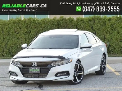 2018 Honda Accord SPORT | Clean Carfax | Safety Included | Sunro Image# 1