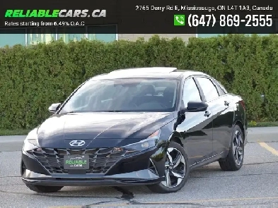 2021 Hyundai Elantra ULTIMATE | Clean Carfax | Leather | Safety Image# 1