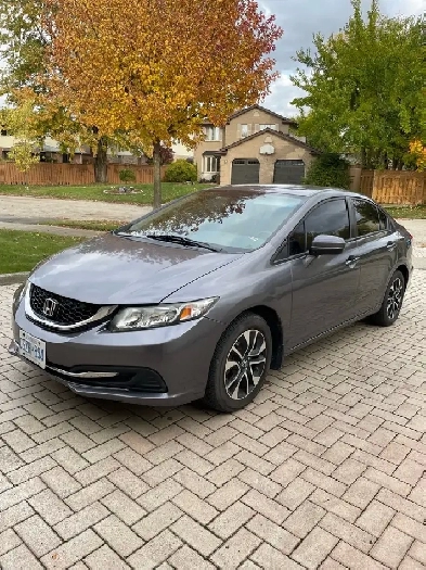 2015 Honda Civic EX Sedan – 85,000 km - Rebuild Title Image# 1
