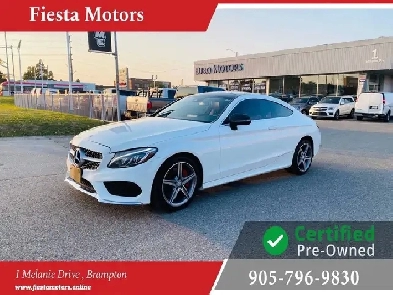 2017 Mercedes-Benz C-Class C 300 4MATIC, LEATHER, SUNROOF, BACKU Image# 1