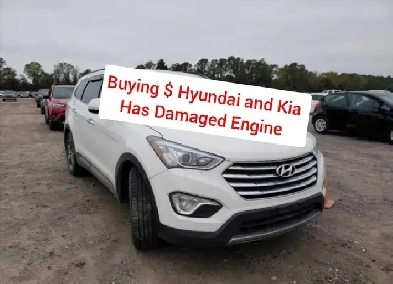Buying $ Hyundai and Kia ( with blown engine ) Image# 1