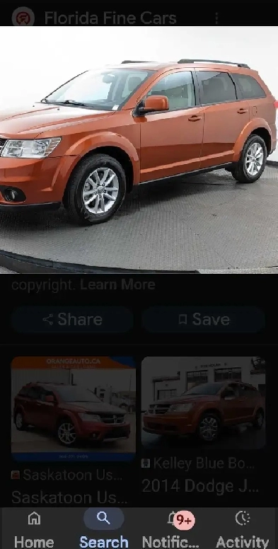 2014 dodge journey sxt suoer low kms Image# 1