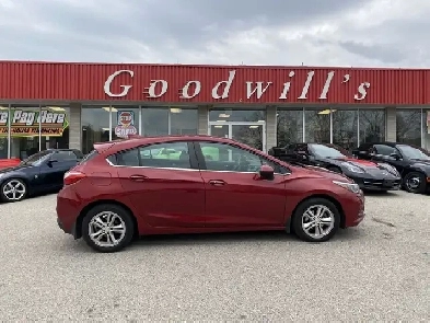 2017 Chevrolet Cruze LT, CLEAN CARFAX, REMOTE START, BACK UP CAM Image# 1