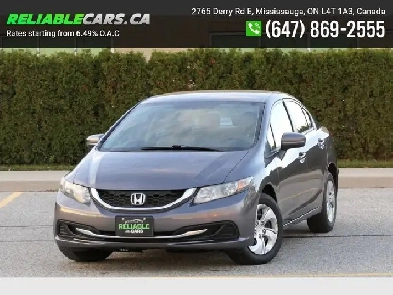 2015 Honda Civic LX | Safety Included | Clean Carfax Image# 1