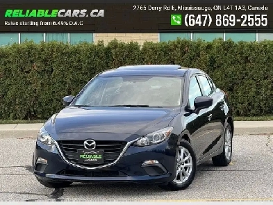 2016 Mazda MAZDA3 GS-SKY | Sunroof | Clean Carfax | Safety Inclu Image# 1