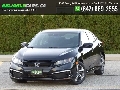 2019 Honda Civic LX | No-Accident | Safety Included | Honda Sens Image# 1