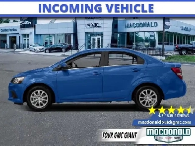 2017 Chevrolet Sonic LT - Bluetooth - $141 B/W Image# 1