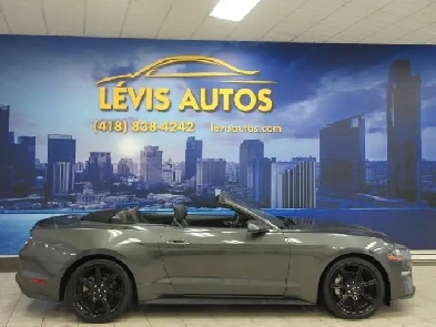 FORD MUSTANG 2019 CONVERTIBLE 2.3L ECOBOOST JAMAIS ACCIDENTE AUT Image# 1