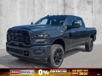 2026 Ram 3500 Big Horn Night Edition Crew 4x4 Diesel Nav Image# 1