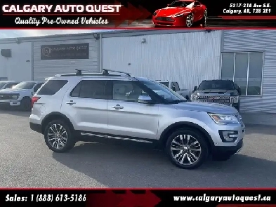 2017 Ford Explorer Platinum/4WD/3.5L/NAVI/B.CAM/LEATHER/ROOF Image# 1