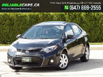 2014 Toyota Corolla S | Leather | Safety Included | Clean Carfax Image# 1