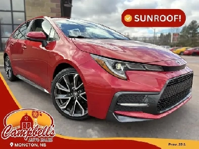 2020 Toyota Corolla SE Sunroof! Remote Starter! Htd. Seats! Image# 1