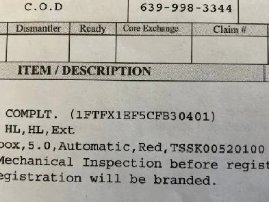 Ford half ton truck Image# 1