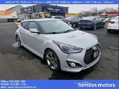 2013 Hyundai Veloster 3dr Cpe Auto Turbo w/Matte Grey Ltd Avail Image# 1