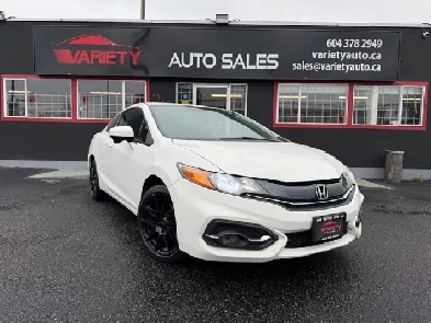 2015 Honda Civic 2dr CVT EXL LIMITED LOW KM FREE LUBRICO WARR